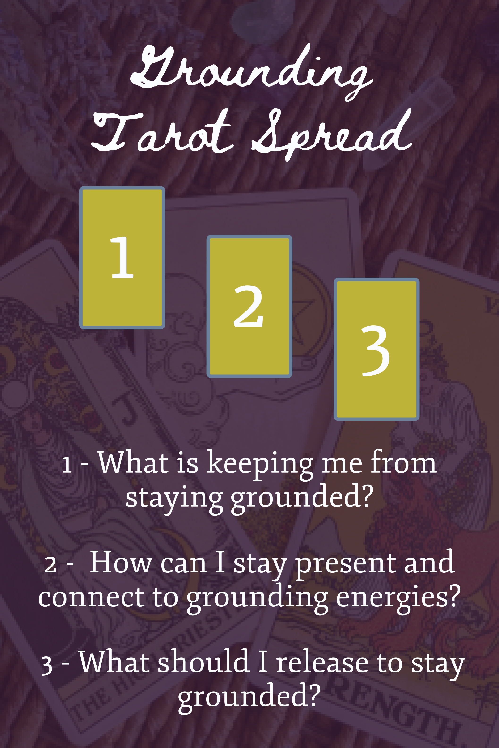 Staying Grounded Tarot Spread