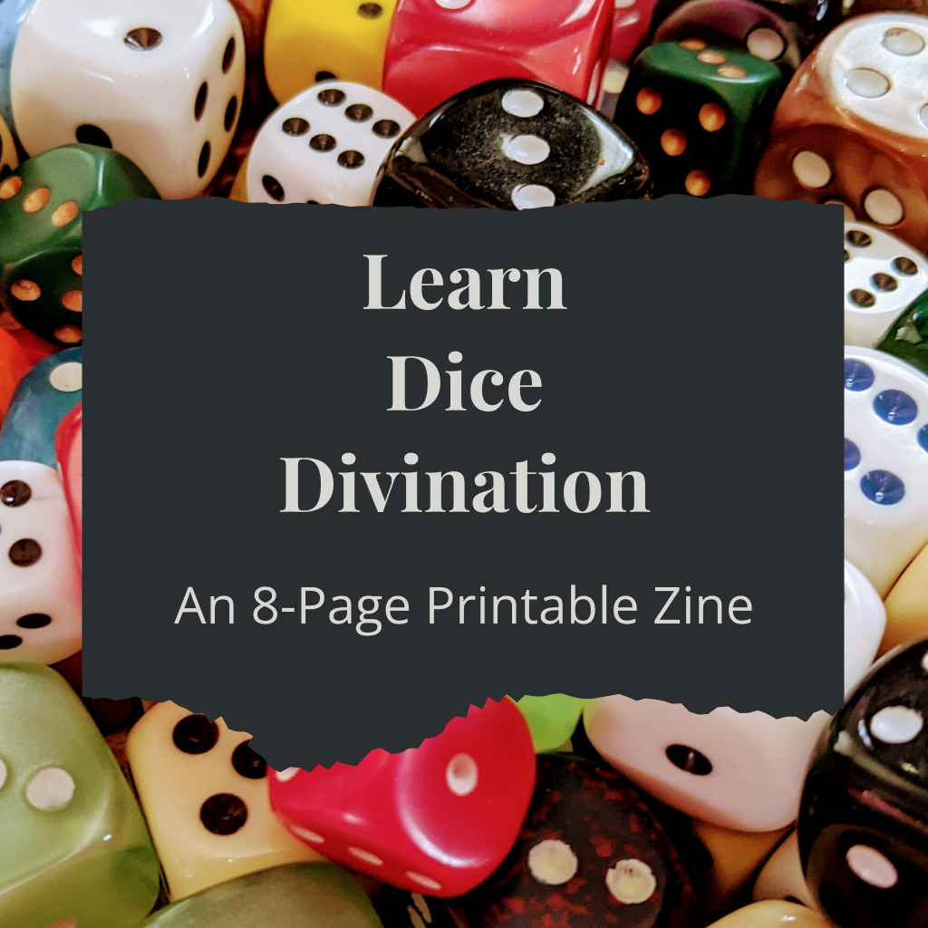 Dice Divination Zine: Learn How to Tell Fortunes with Dice | Beginner-Friendly Astragalomancy Guide