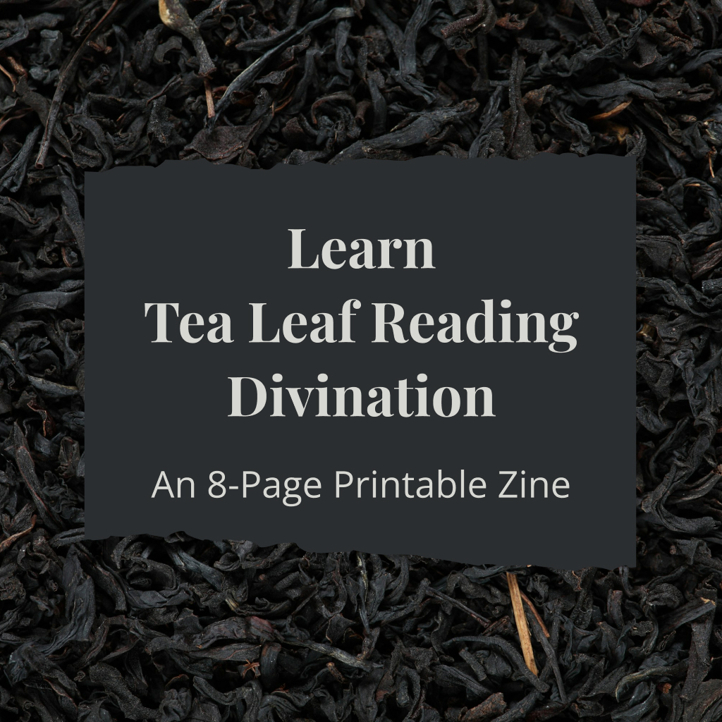 Tea Leaf Reading Zine for Beginners | Learn Tasseography